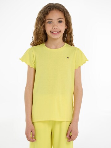 T-Shirt TOMMY HILFIGER en jaune : devant