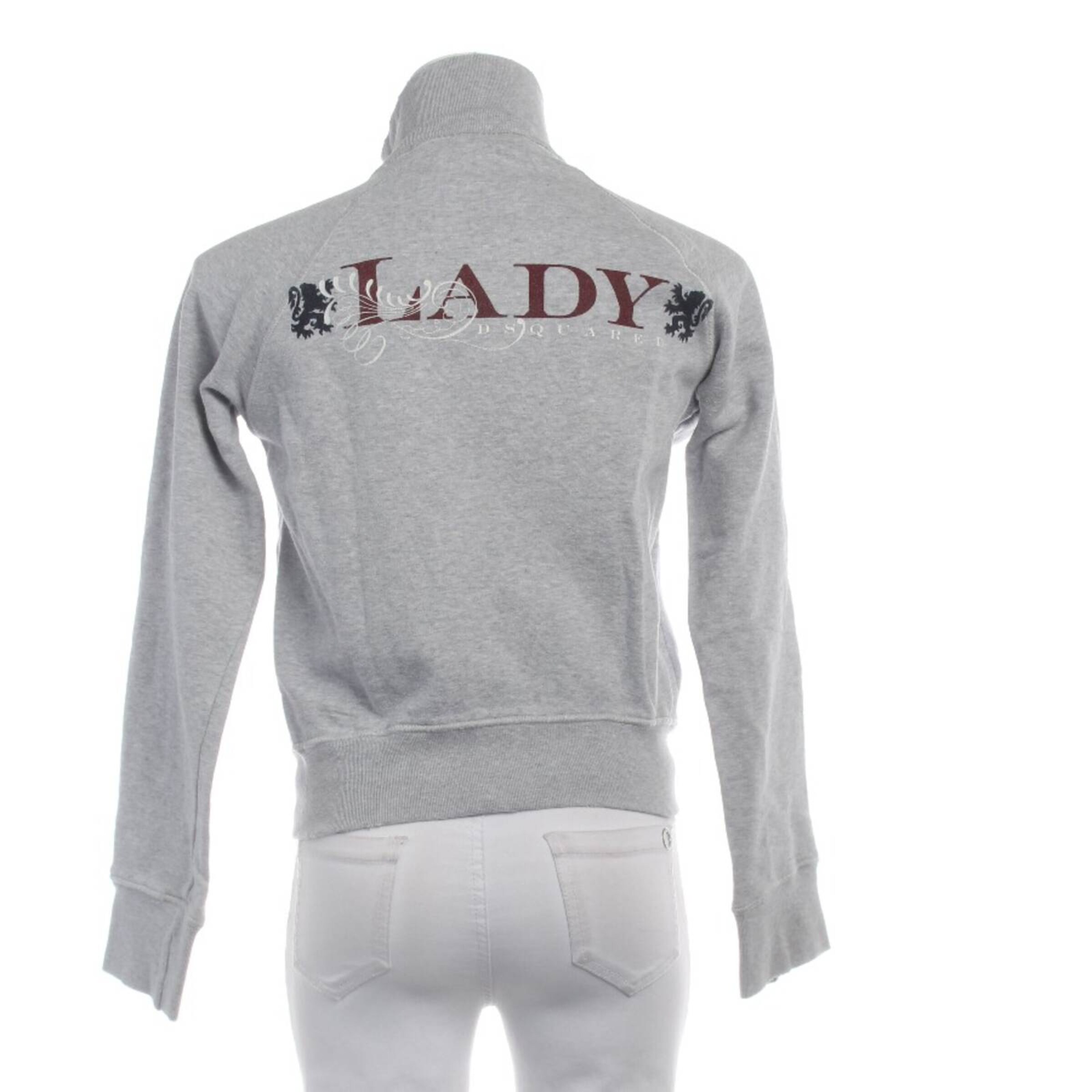 DSQUARED2 Sweatshirt / Sweatjacke S in Grau