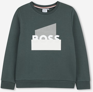 BOSS Collegepaita värissä vihreä: etupuoli