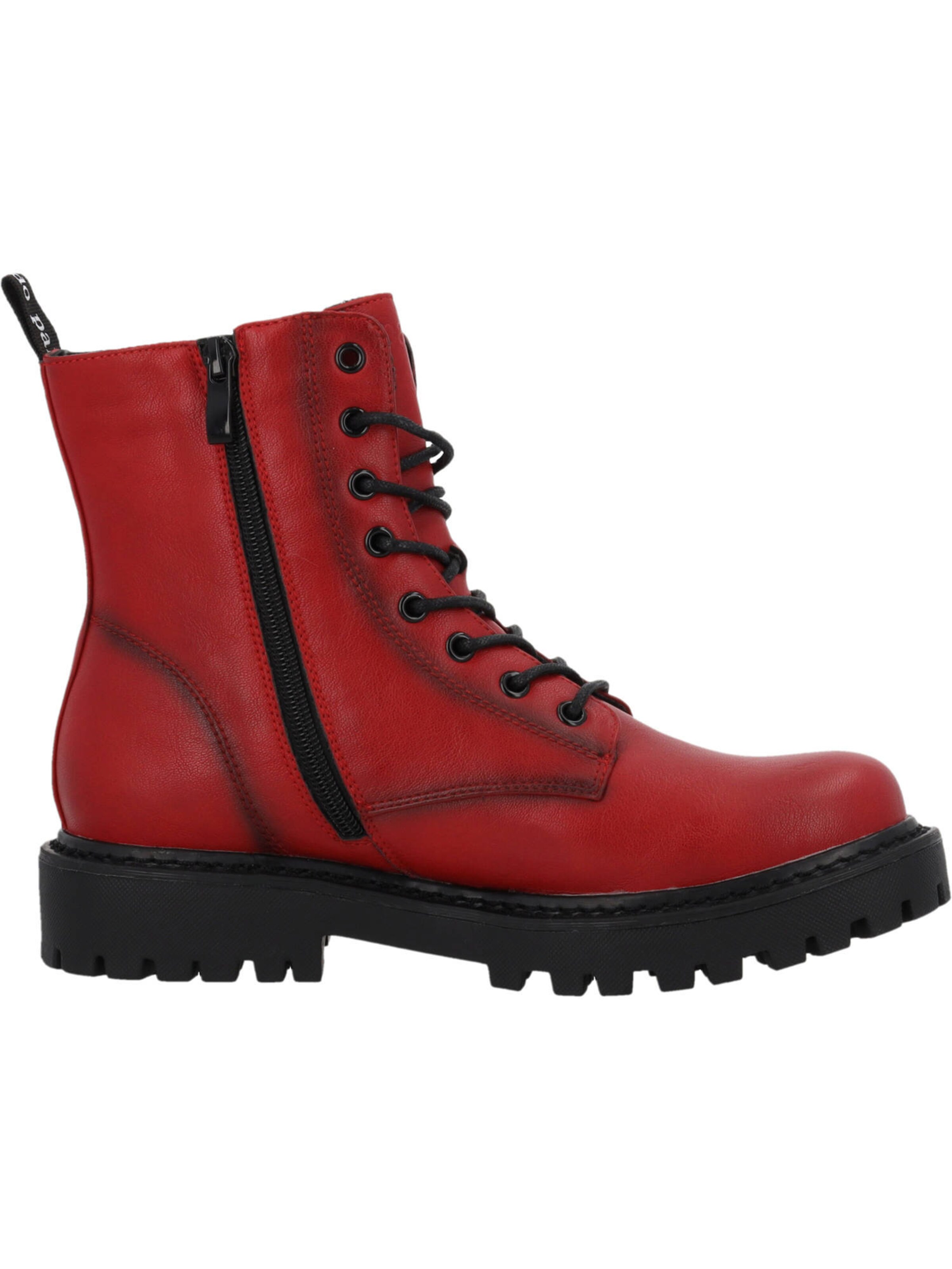 Palado Schnürstiefel 'Noleta' in Rot