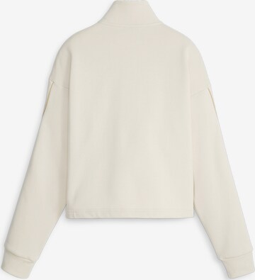 PUMA Athletic Sweatshirt 'ESS+ MINIMAL' in Beige