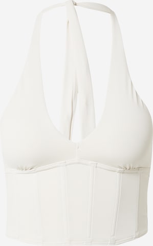 Gilly Hicks - Triangular Top em branco: frente