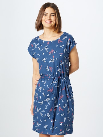 GREENBOMB - Vestido em azul: frente