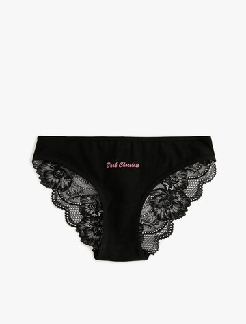 Koton Boyshorts in Black: front