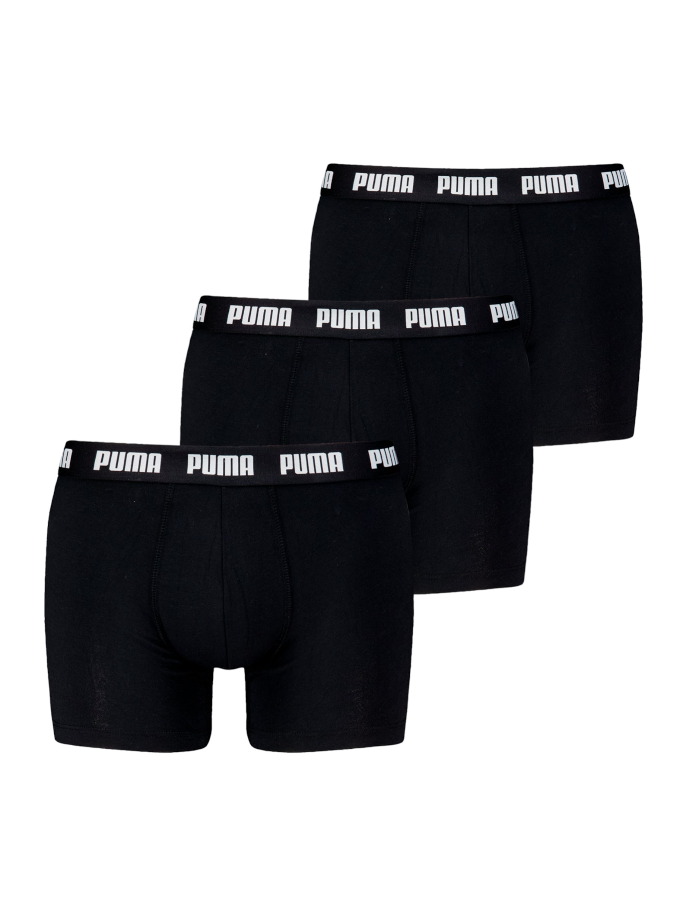Boxers PUMA en noir : devant