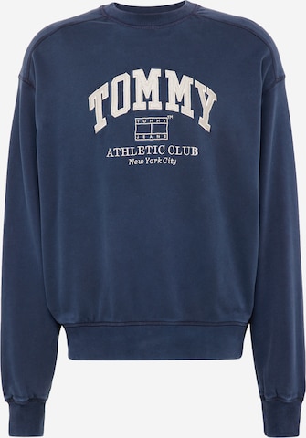 Felpa 'Varsity' di Tommy Jeans in blu: frontale