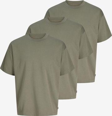 JACK & JONES Shirt 'Barron Tee' in Green: front