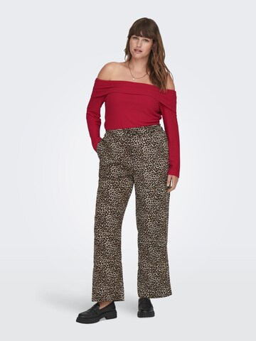 Maglietta 'EVELYN' di ONLY Carmakoma in rosso