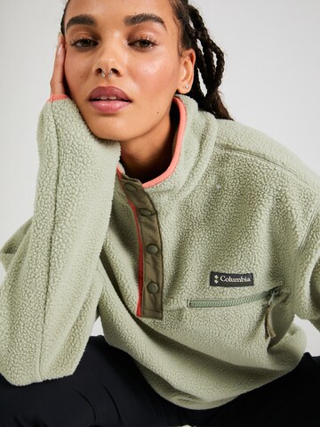 COLUMBIA Athletic Sweater 'Helvetia' in Green