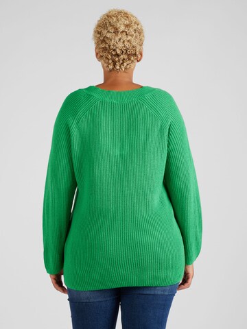 EVOKED Sweter 'Vioa' w kolorze zielony