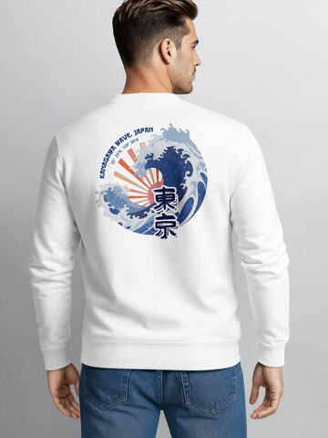 Neverless Sweatshirt 'Kanagawa' in White