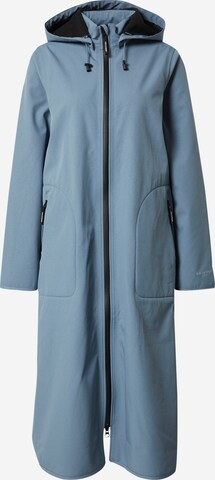 Manteau mi-saison ILSE JACOBSEN en bleu : devant