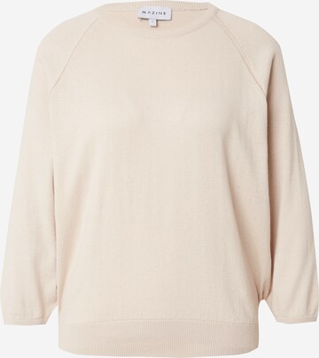 Pull-over 'Jitra' mazine en beige : devant