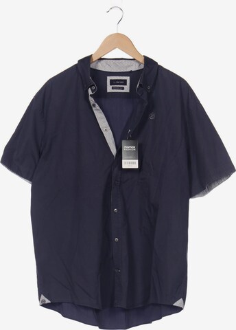 CAMP DAVID Button Up Shirt in XXL in Blue: front