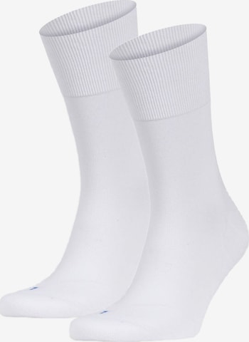 FALKE Athletic Socks in White: front