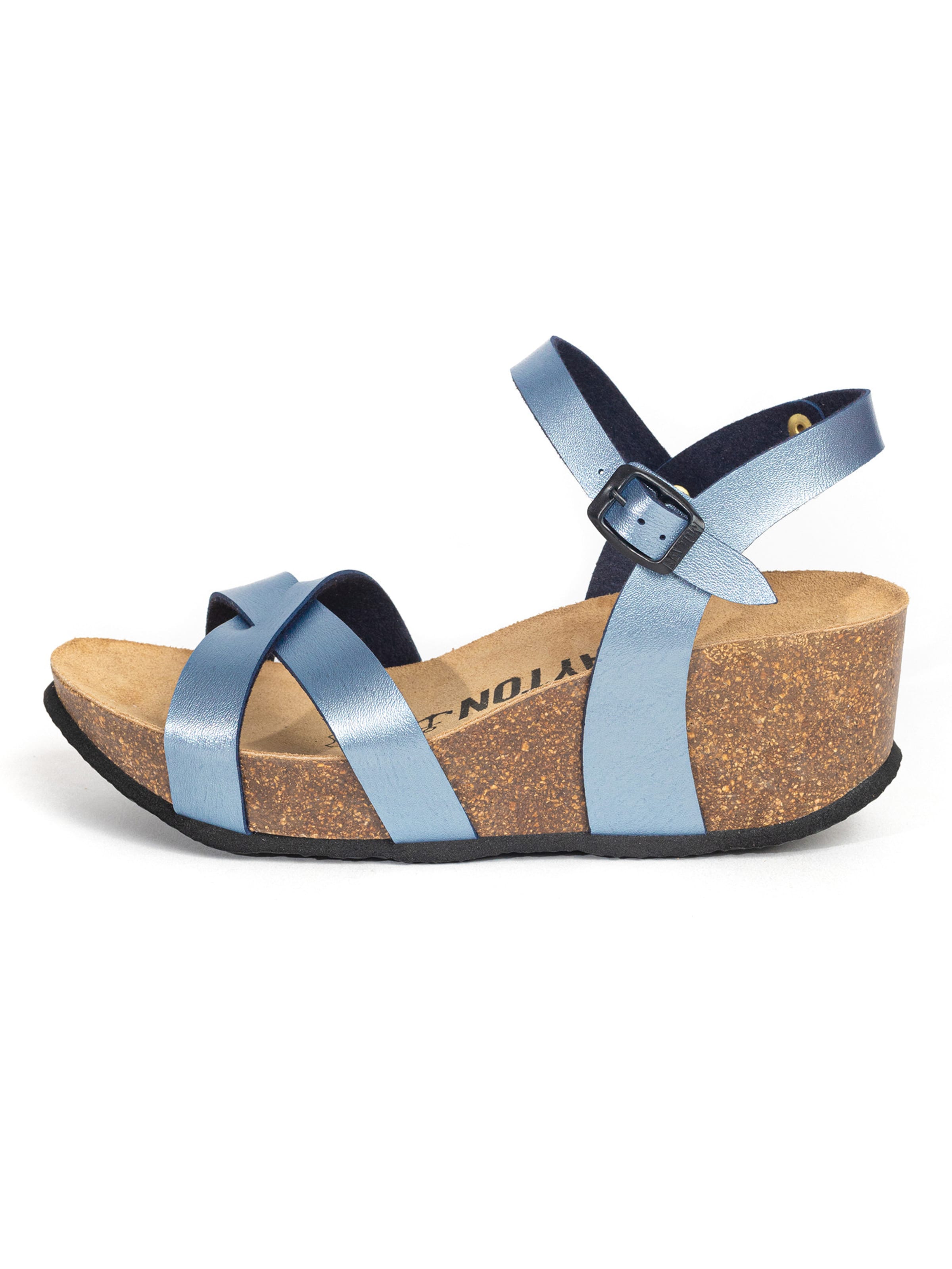 Sandales 'Venus' Bayton en bleu : devant