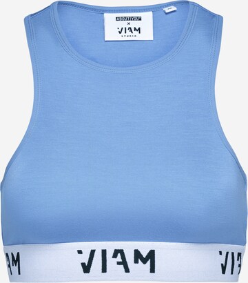 ABOUT YOU x VIAM Studio Top in Blue: front