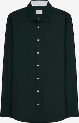 SEIDENSTICKER Slim fit Business Shirt in Green: front