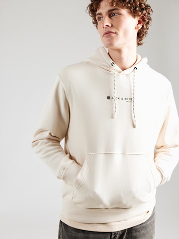 JACK & JONES - Sweatshirt 'JJSKI' em cinzento: frente