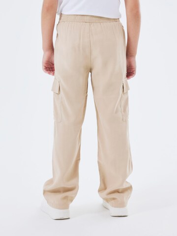 NAME IT - Loosefit Pantalón 'Bella' en beige