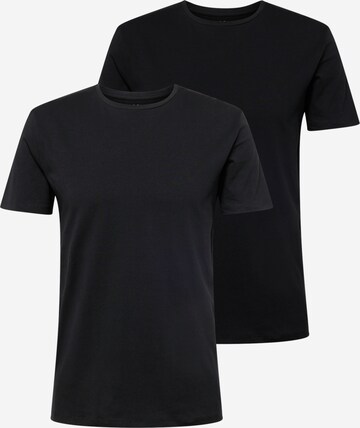 Bruun & Stengade - Camiseta 'Antiqua' en negro: frente