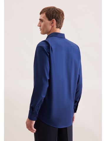 Coupe regular Chemise business SEIDENSTICKER en bleu