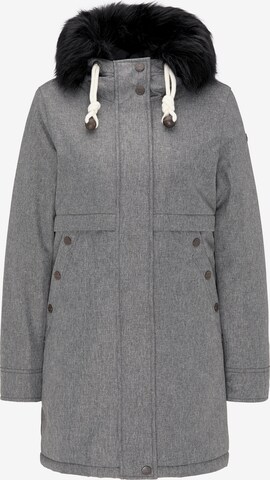 Parka d’hiver DreiMaster Klassik en gris : devant