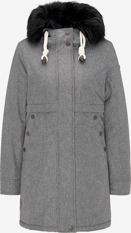 Parka d’hiver DreiMaster Klassik en gris : devant