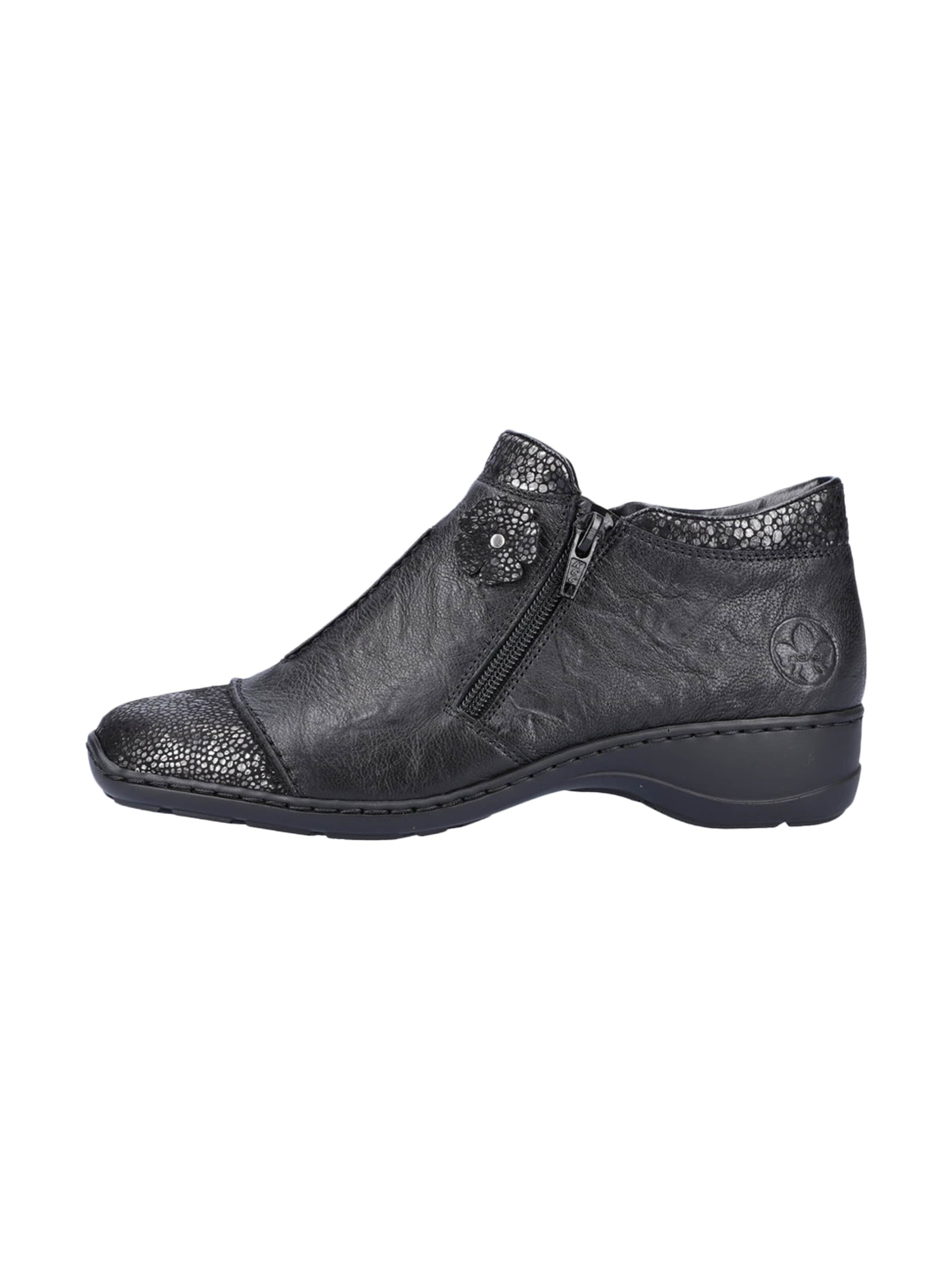 Bottines Rieker en noir : devant