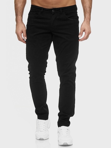 Coupe slim Jean '165251' Tazzio en noir : devant