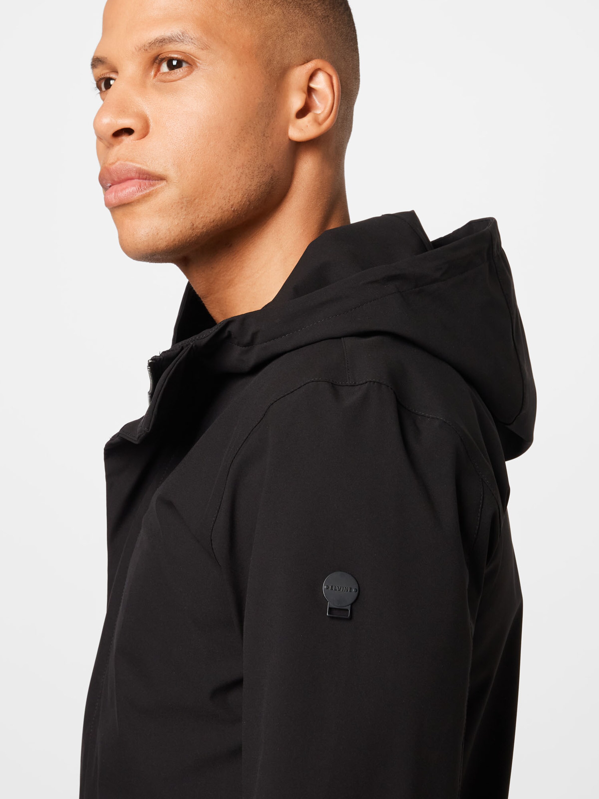 Männer Jacken elvine Jacke 'Chandler' in Schwarz - TC12976 Männer Jacken elvine Jacke 'Chandler' in Schwarz - TC12976