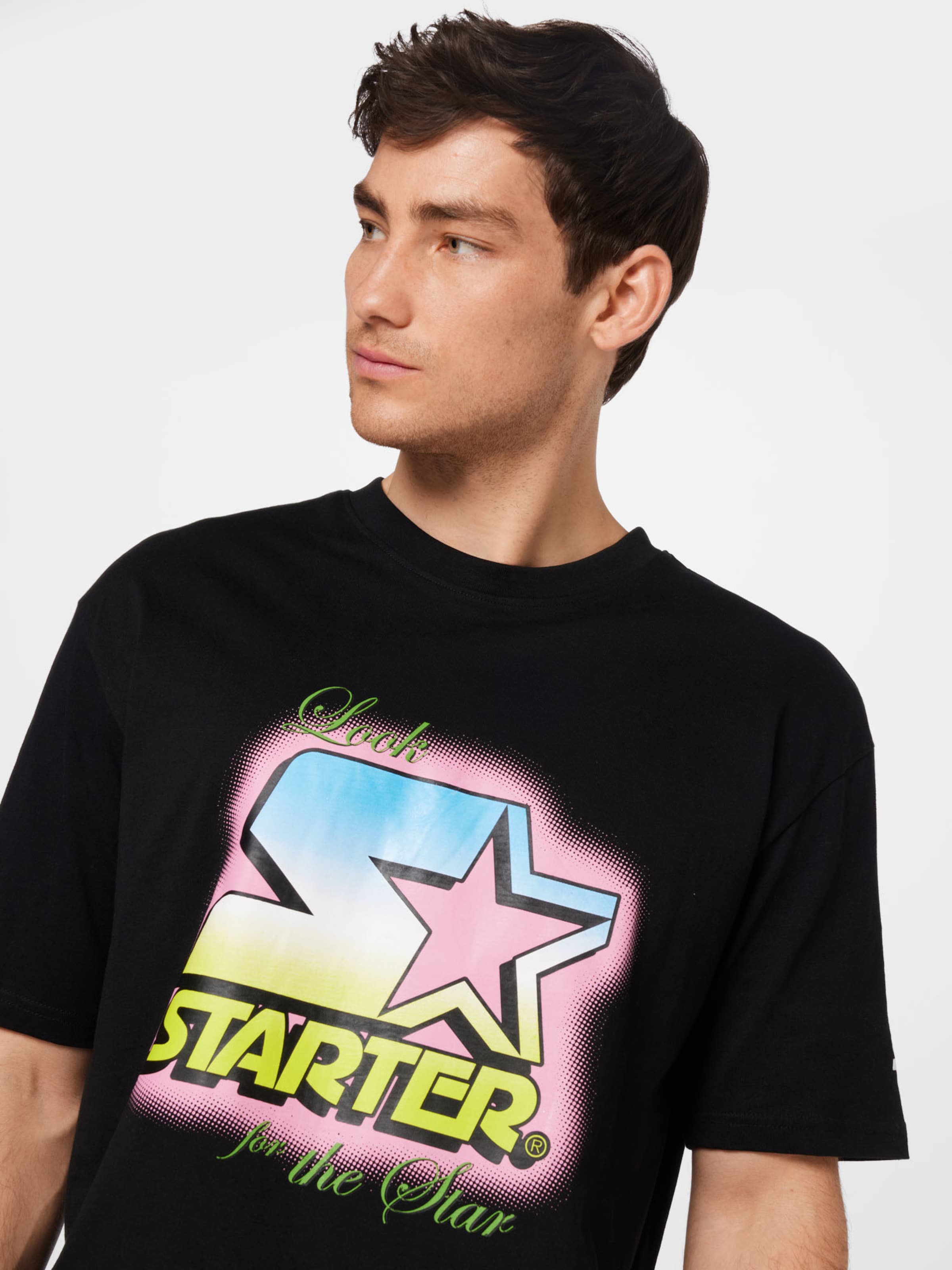 Männer Shirts Starter Black Label T-Shirt in Schwarz - CV64940