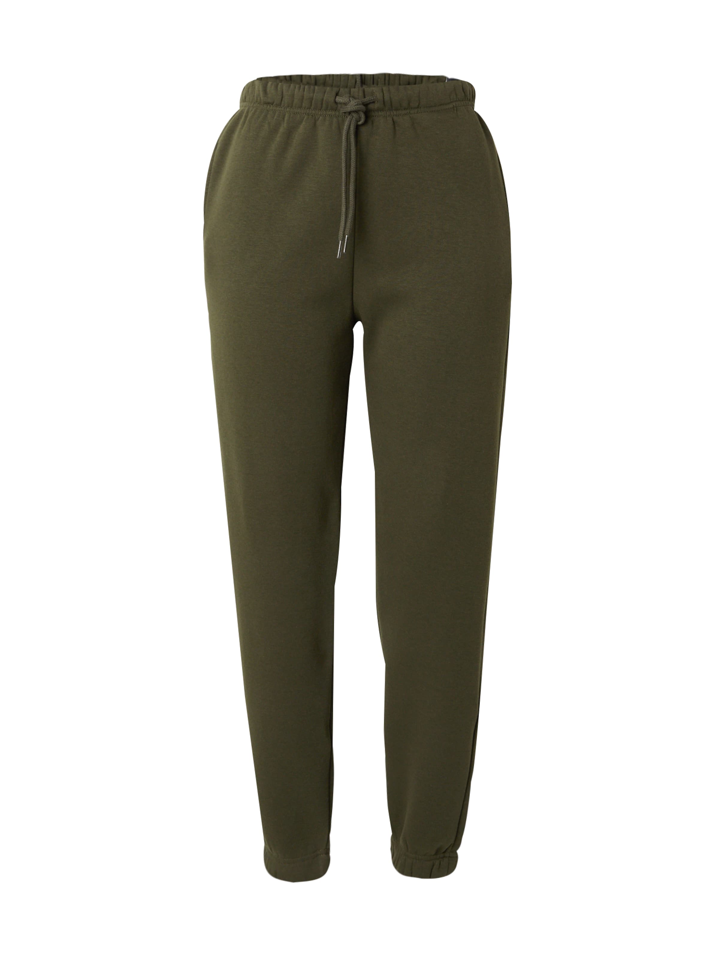 PIECES Püksid 'PCCHILLI', värv roheline: eest vaates