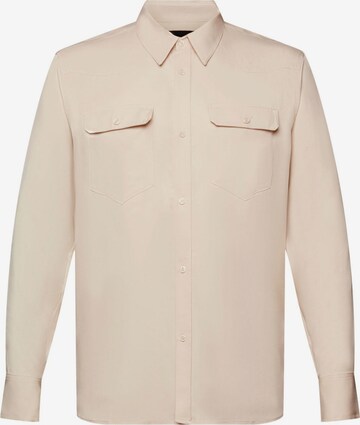 Chemise ESPRIT en beige : devant