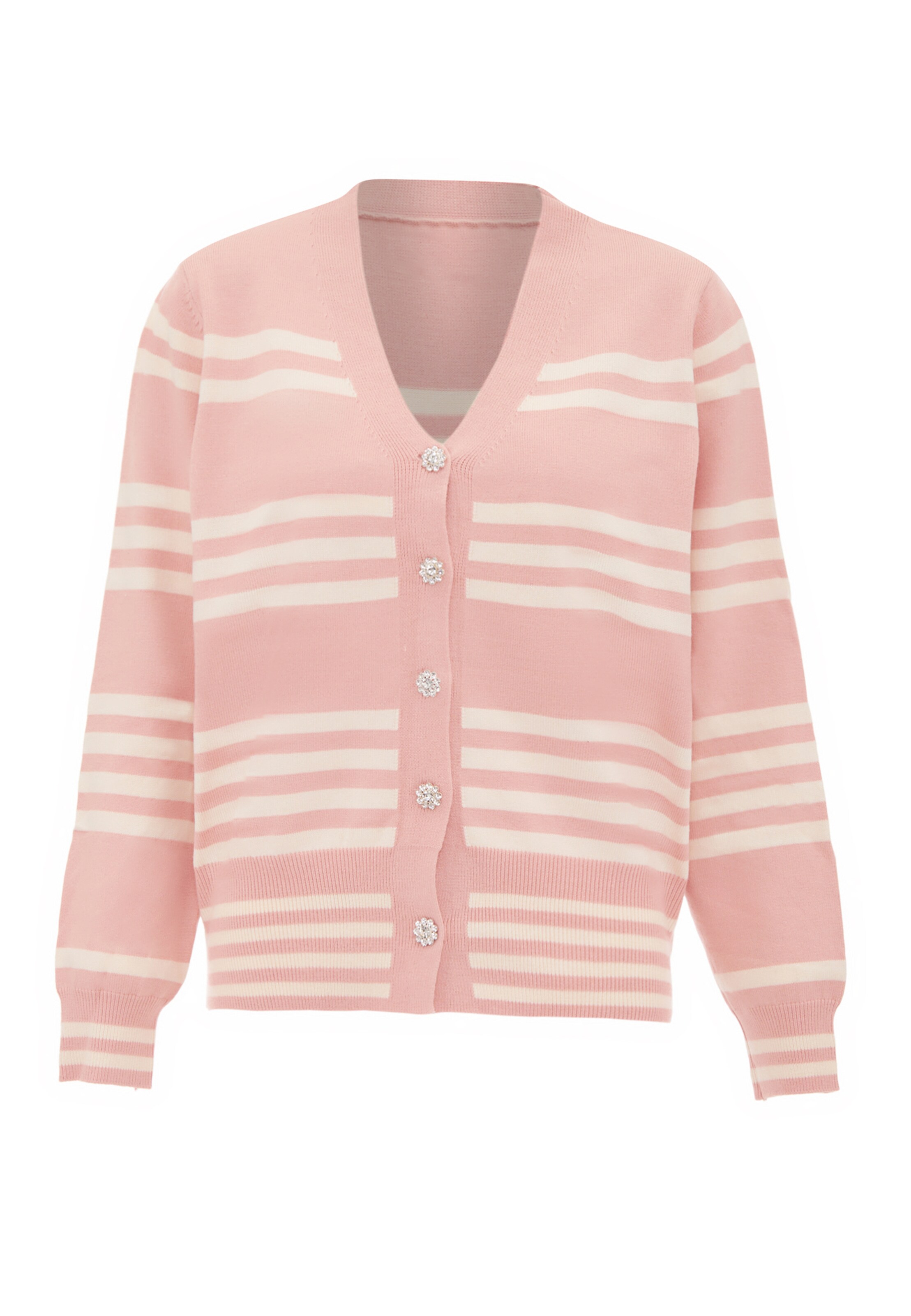 ZITHA Strickjacke in Pink: Vorderseite