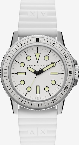 ARMANI EXCHANGE Analog Watch in White: front