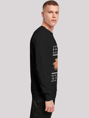 F4NT4STIC Sweatshirt 'FRIENDS TV Serie Fair Isle Couch'' in Black