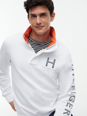 Sweat de sport TOMMY HILFIGER en blanc