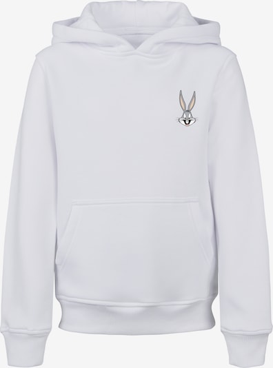 F4NT4STIC Sweatshirt 'Looney Tunes Bugs Bunny' in de kleur Grijs / Poederroze / Zwart / Wit, Productweergave