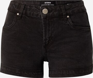 Coupe slim Jean Cotton On en noir : devant