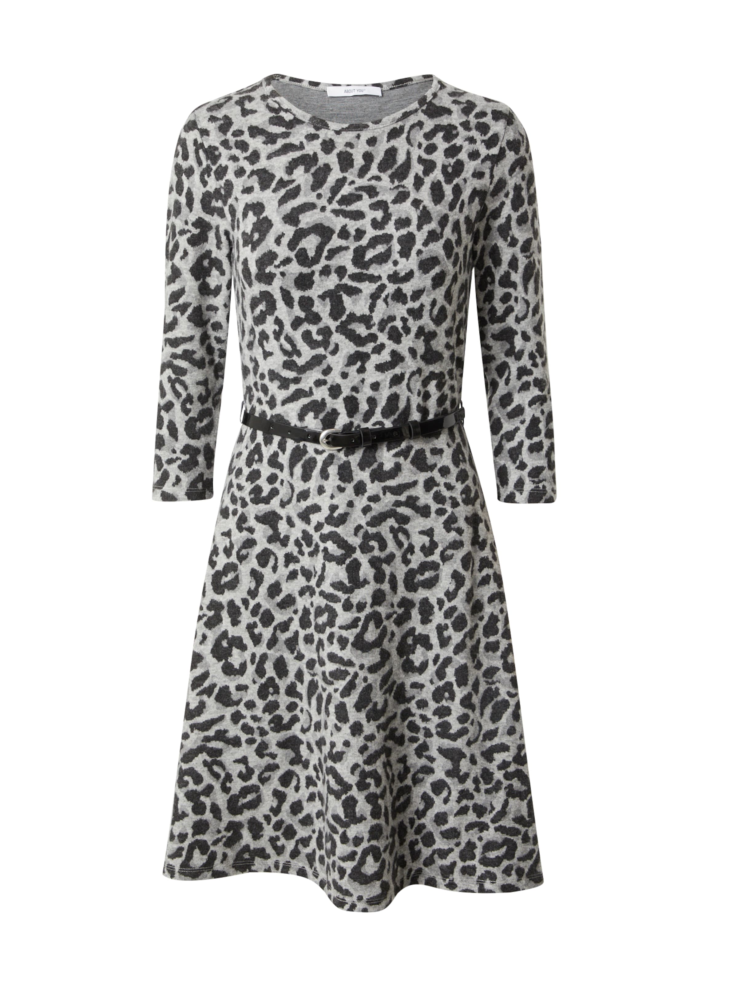 ABOUT YOU Šaty 'Peyton' – šedá: přední strana