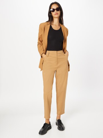 Regular Pantaloni eleganți de la Sisley pe bej