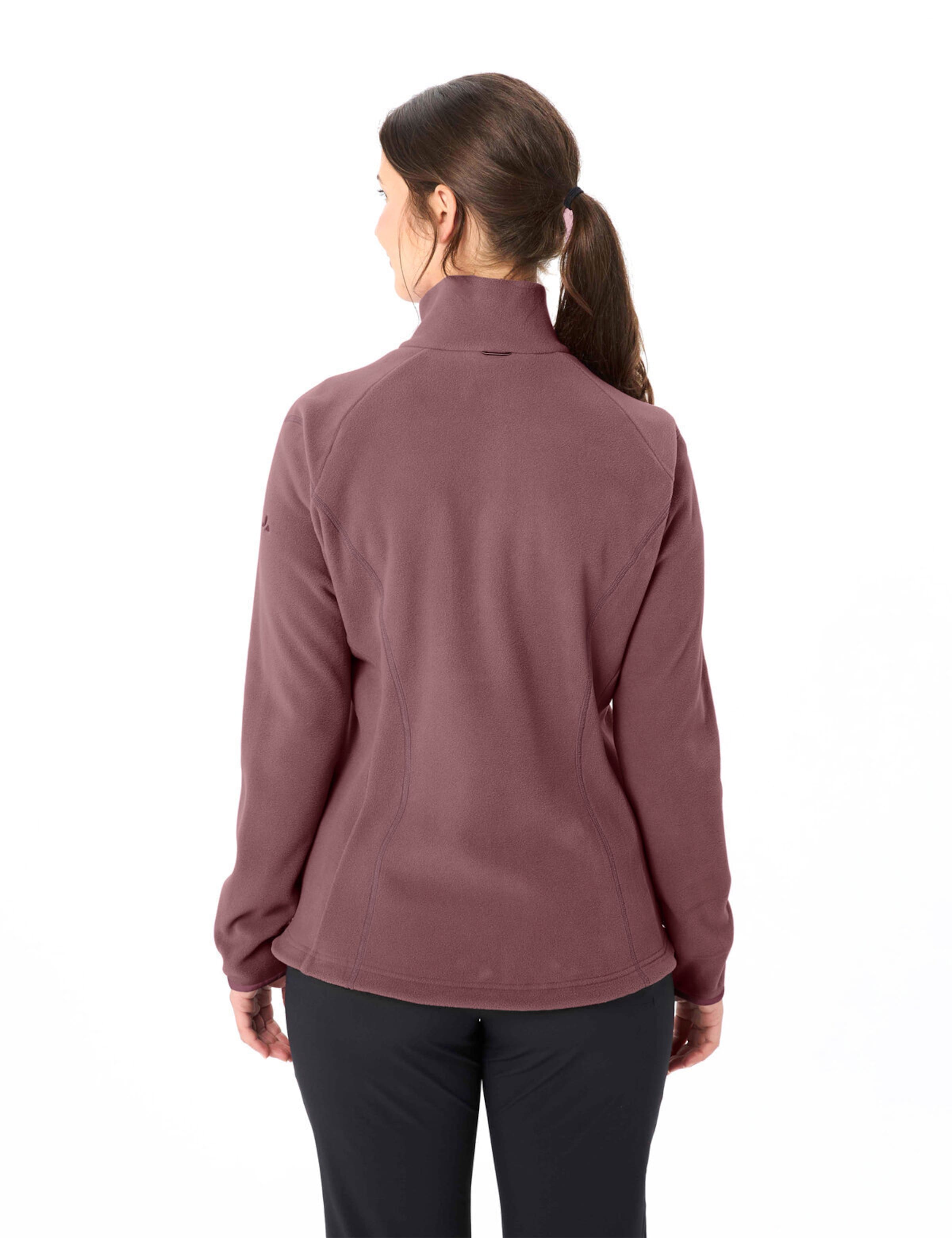 VAUDE Athletic fleece jacket 'Rosemoor' in Red