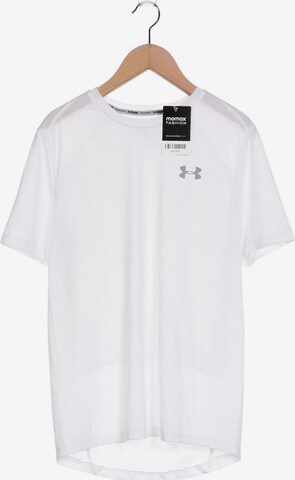 UNDER ARMOUR Shirt in S in White: front