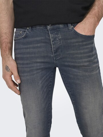 Only & Sons regular Jeans i grå