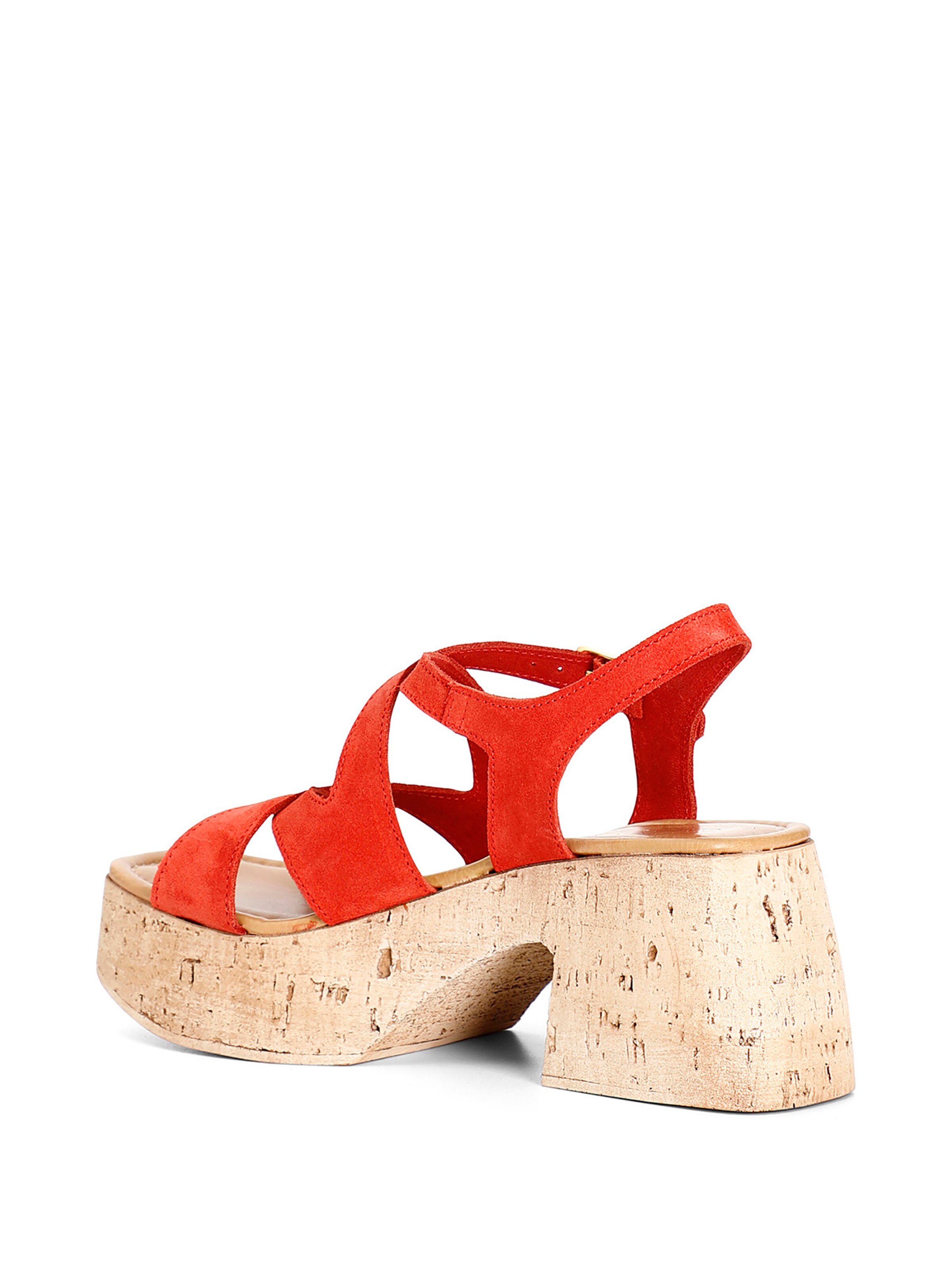 Sandalo di CAFè NOIR in rosso