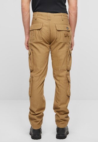 Brandit Slimfit Hose 'Pure' in Beige