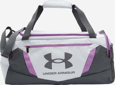UNDER ARMOUR Sporttas 'Undeniable 5.0' in de kleur Grijs / Lila / Wit, Productweergave