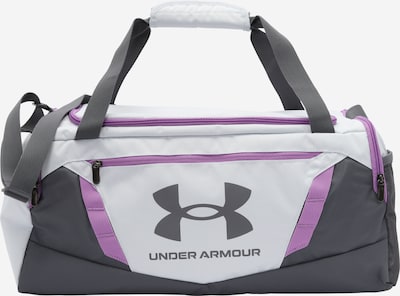 UNDER ARMOUR Sports bag 'Undeniable 5.0' in Grey / Purple / White, Item view