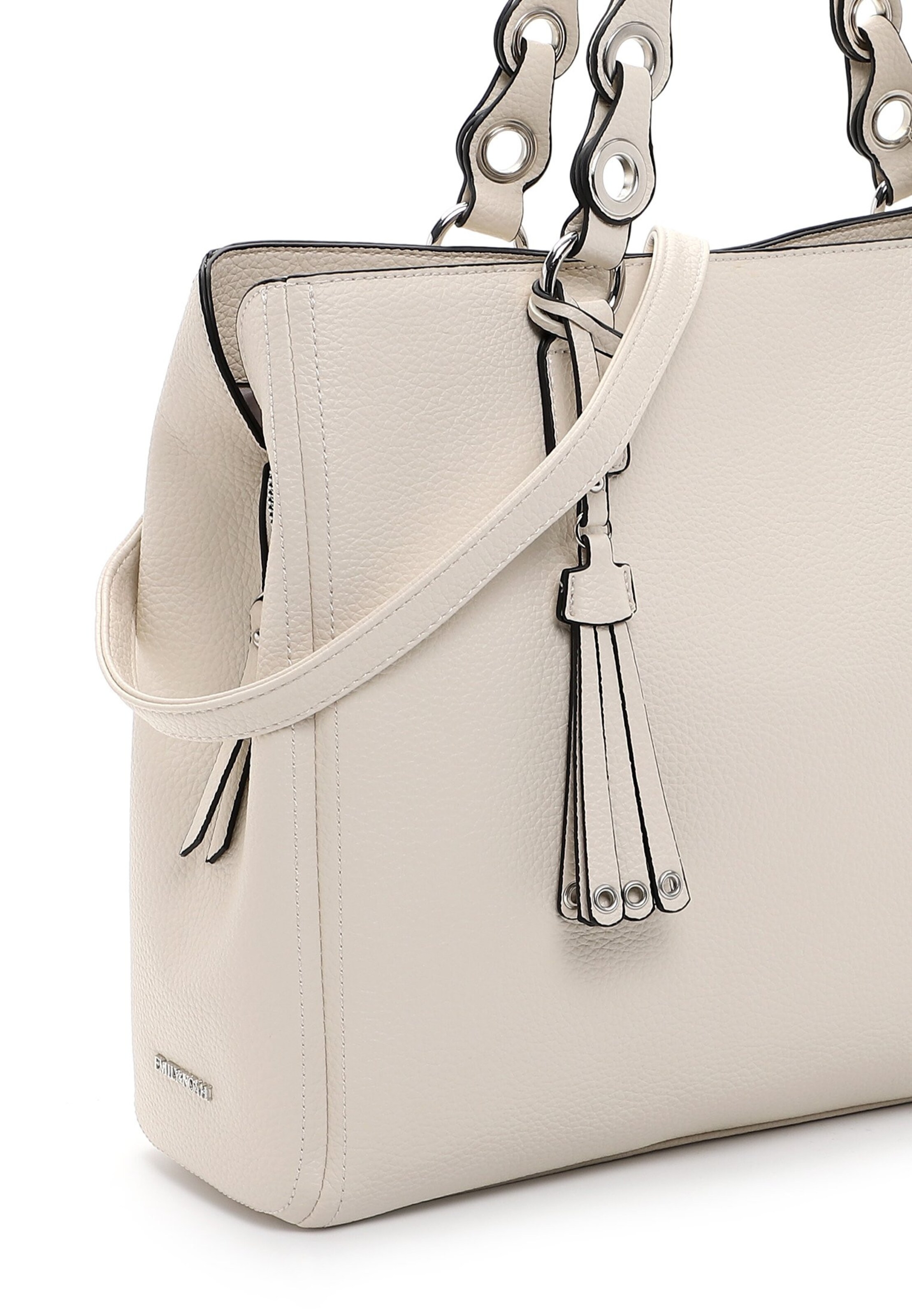 Frauen Taschen & Rucksäcke Emily & Noah Shopper ' Henny ' in Ecru - ZB93039 Frauen Taschen & Rucksäcke Emily & Noah Shopper ' Henny ' in Ecru - ZB93039